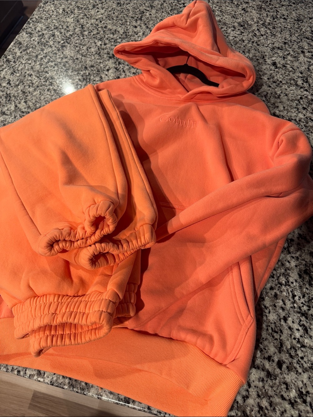 Comfrt Signature Hoodie & Sweatpant in Coral